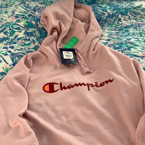NWT Pink women’s Champion fleece hoodie Small - Picture 1 of 3